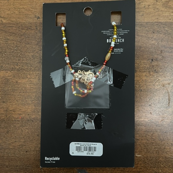 Box Lunch Howl’s Moving Castle Calcifer Necklace - Picture 2 of 3